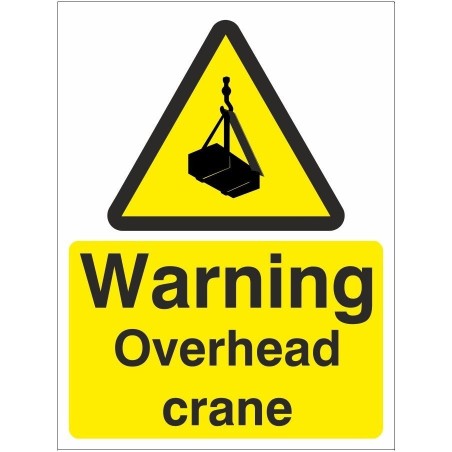 Warning Overhead Crane Sign | Rainbow Safety