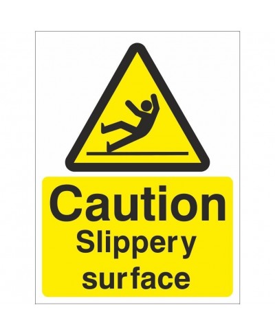 Caution Slippery Surface...