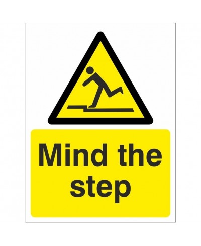 Mind The Step Warning Sign...