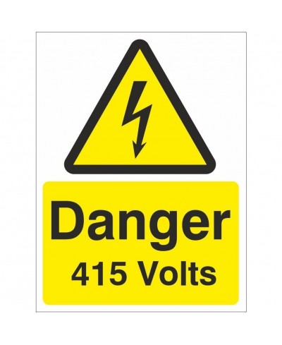 Danger 415 Volts Electrical...