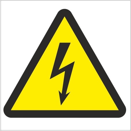 Voltage Symbol Electrical Sign | Rainbow Safety