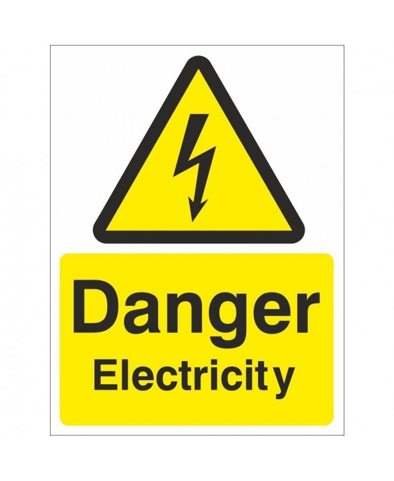 Danger Electricity Electrical Sign 150mm x 200mm