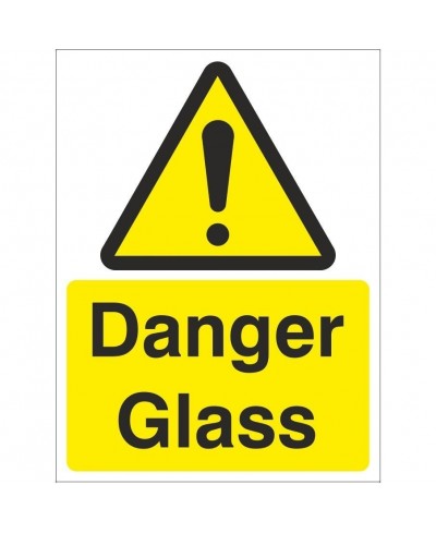 Danger Glass Sign