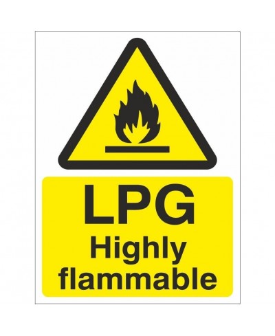 LPG Highly Flammable Sign -...