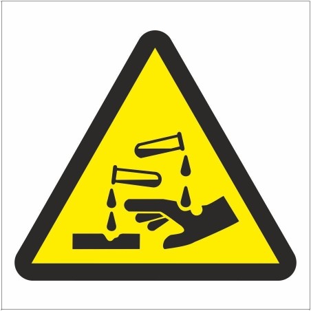 Corrosive Symbol Sign - 150mm x 150mm | Rainbow Safety