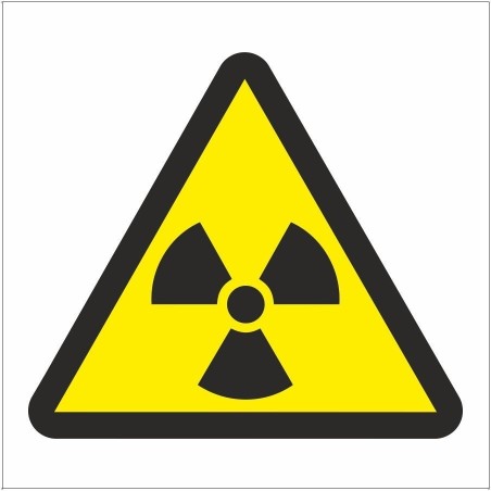 Radiation Symbol Warning Sign