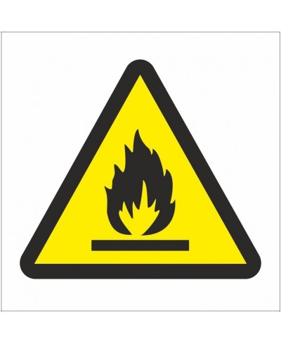 Flammable Symbol Sign -...