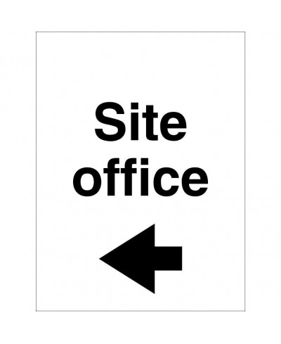 Site Office Arrow Left Sign