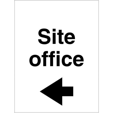 Site Office Arrow Left Sign