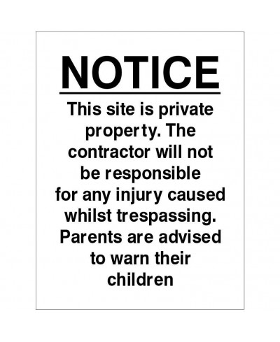 This Site Is Private Property Sign