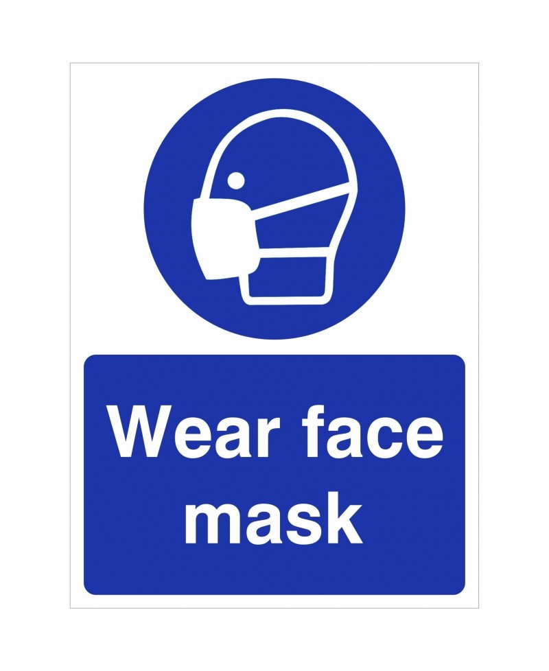 Wear Face Mask Sign