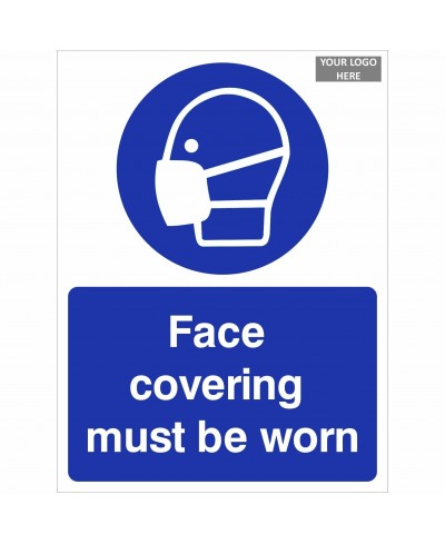 Face Covering Must Be Worn Sign