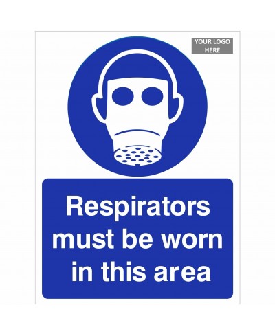 Respirators Must Be Worn In This Area Sign