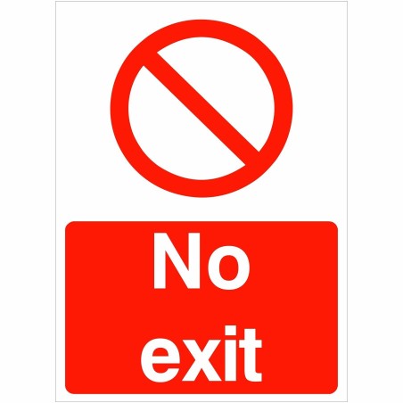 No Exit Sign