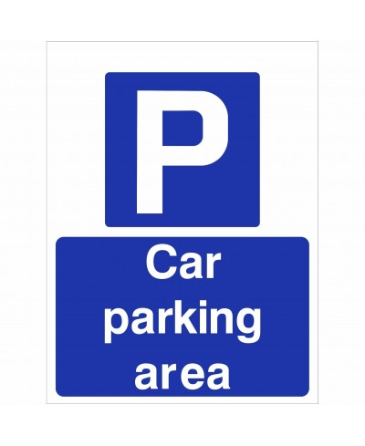 Car Parking Area Sign