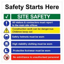 Construction Signs & Site Safety Signs | Rainbow Safety