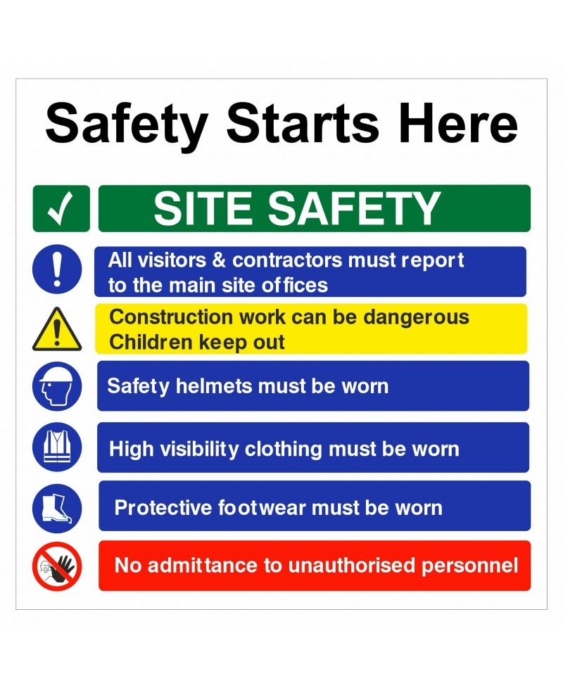 Corporate Site Safety Sign