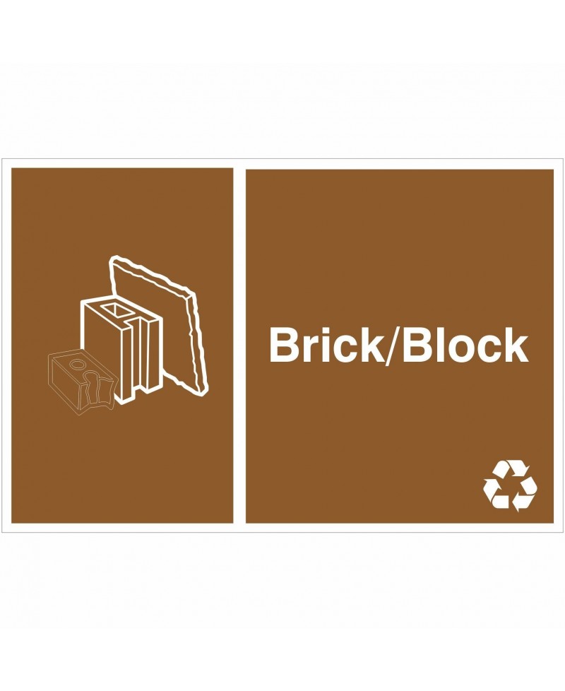 Brick/Block Recycling Sign