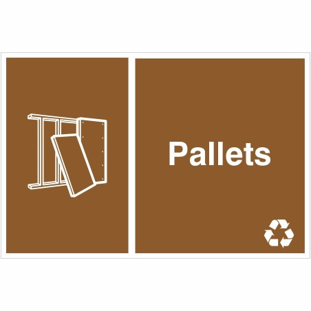 Pallets Recycling Sign