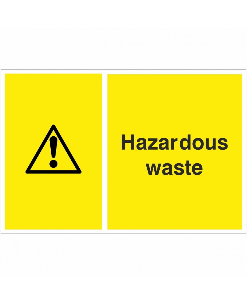 Hazardous Waste Recycling Sign