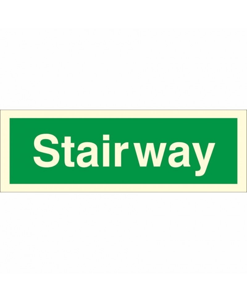 Stairway Fire Sign 300 x 100mm - Class B