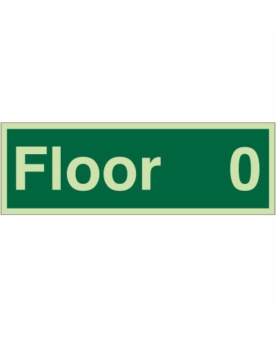 Floor 0 - Floor Identification Sign