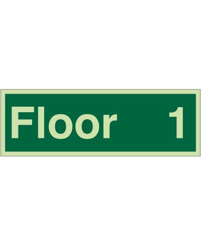 Floor 1 - Floor Identification Sign