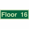 Floor 16 - Floor Identification Sign