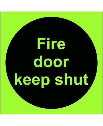 Glow in the Dark Fire Door Keep Shut Door Sign