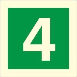 Glow in the Dark Fire Sign 4