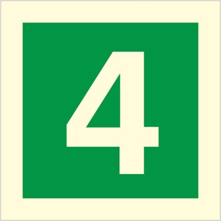 Glow in the Dark Fire Sign 4