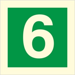 Glow in the Dark Fire Sign 6