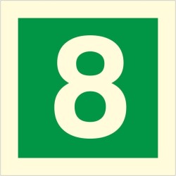 Glow in the Dark Fire Sign 8