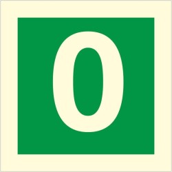 Glow in the Dark Fire Sign 0