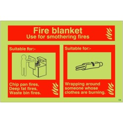 Glow In The Dark Fire Blanket Fire Extinguisher Sign Glow In The Dark Fire Blanket Fire Extinguisher Sign