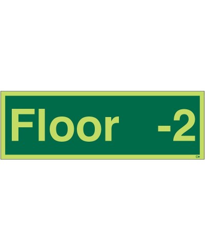 Floor -2 - Floor Identification Sign - Class C