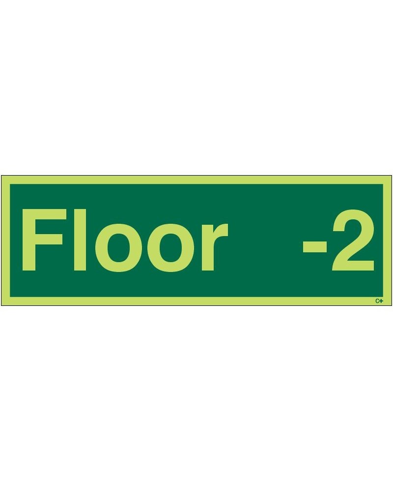 Floor -2 - Floor Identification Sign - Class C