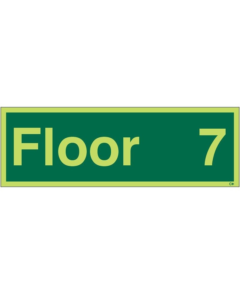 Floor 7 - Floor Identification Sign - Class C