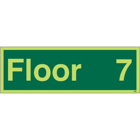 Floor 7 - Floor Identification Sign - Class C