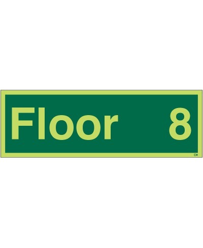 Floor 8 - Floor Identification Sign - Class C
