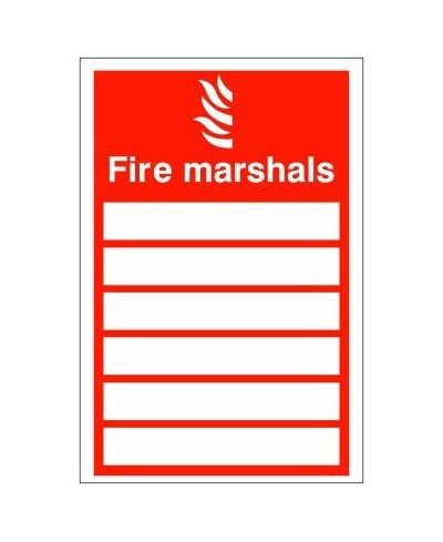 Fire Marshall Sign
