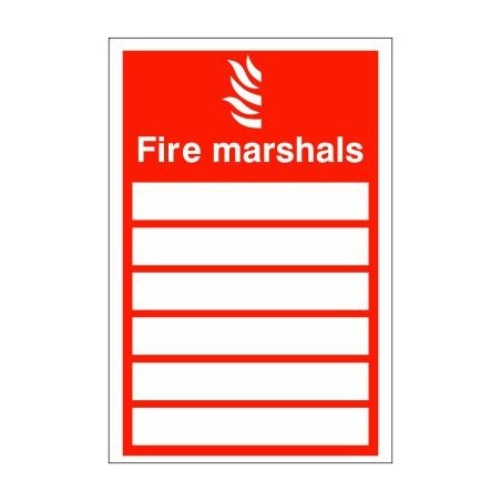 Fire Marshall Sign