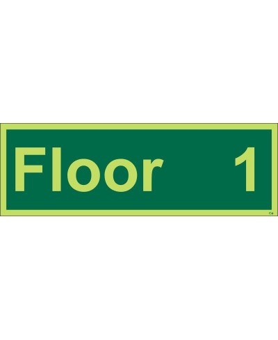 Floor 1 - Floor Identification Sign
