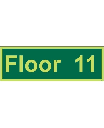 Floor 11 - Floor Identification Sign