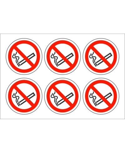 Pack of 24 No Smoking Symbol Signs