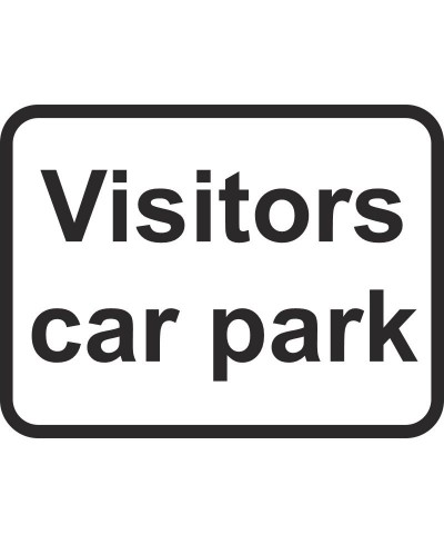 Visitors Car Park Traffic Sign