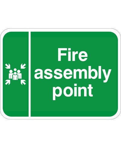 Fire Assembly Point Traffic Sign