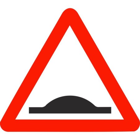 Speed Bump Traffic Sign