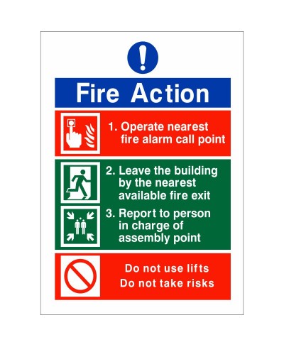 Operate Nearest Fire Alarm Call Point Sign