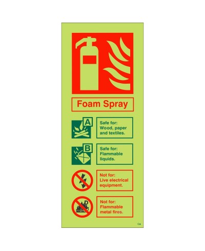 Foam Spray Sign